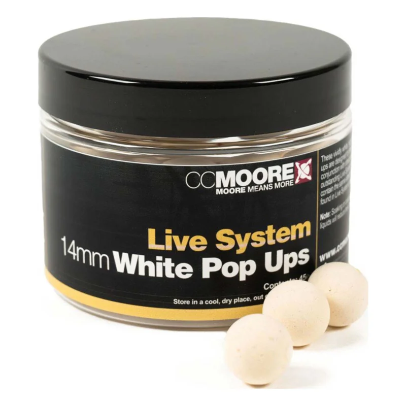 Neue Kollektion CCMoore Live System White Pop Ups 14mm Pop Ups
