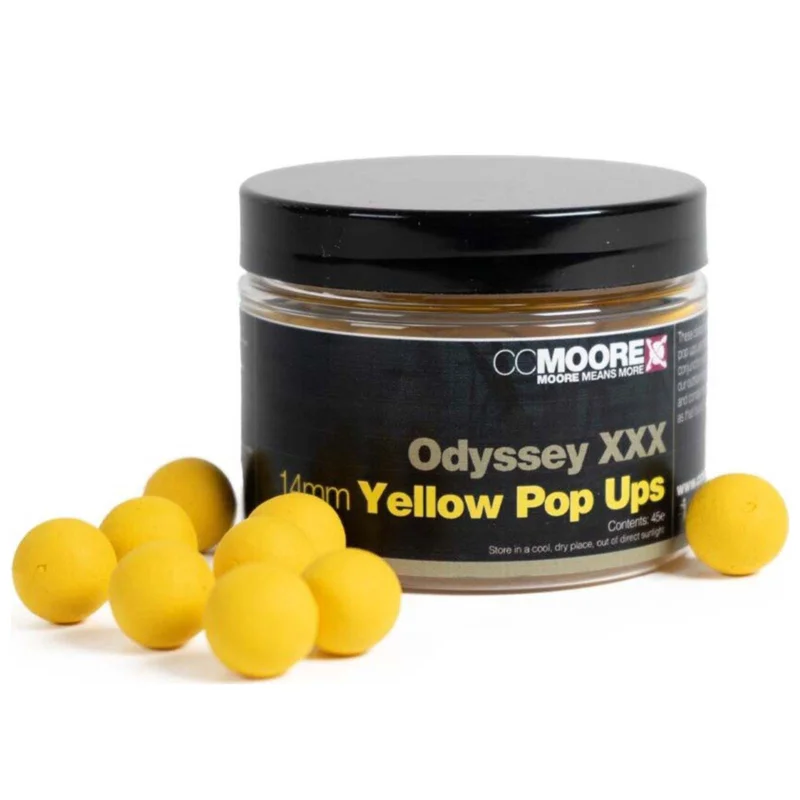 CCMoore Odyssey XXX Yellow Pop Ups 14mm Boilies Ausverkauf