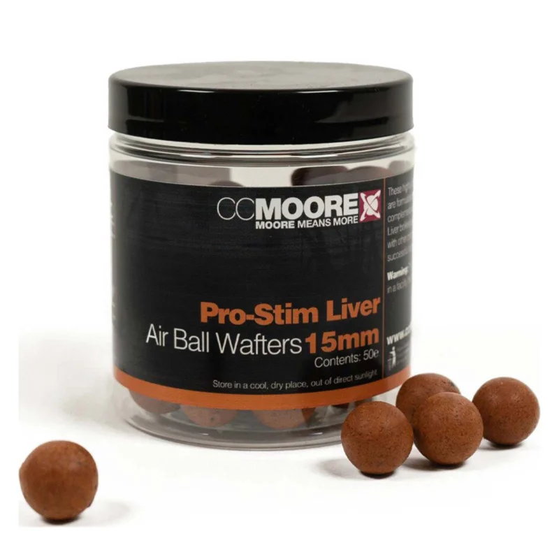 Preisknaller CCMoore Pro-Stim Liver Air Ball Wafters 15mm Pop Ups