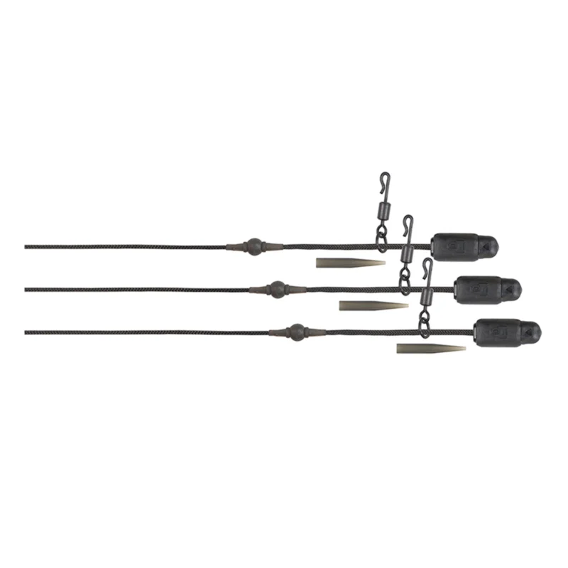 Fox Edges Camo Heli-Clip Rigs 50lb Leadcore 3pcs Rigzubehör Garantierte Lieferung