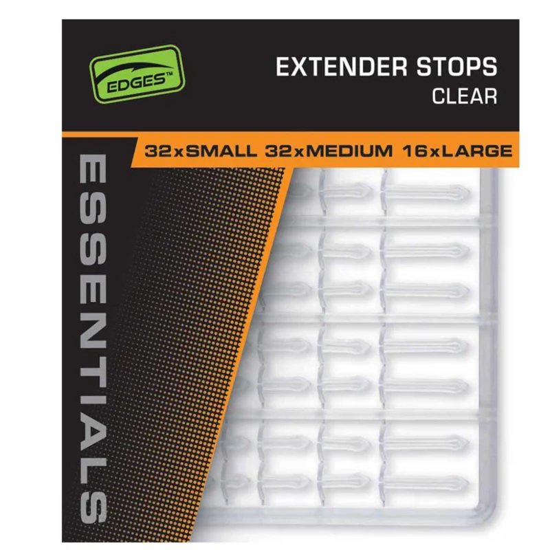 Fox Edges Extender Stops 2pcs clear Karpfen-Zubehör Markenprodukt
