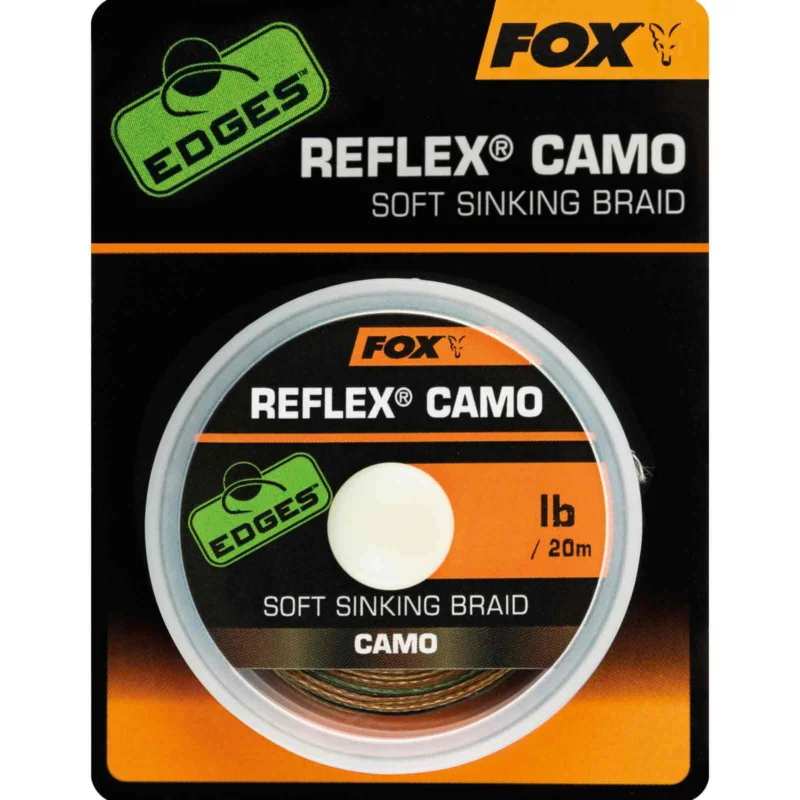 Top-Angebot Fox Reflex Camo Soft Sinking Braid 20lb 20m Vorfachmaterial