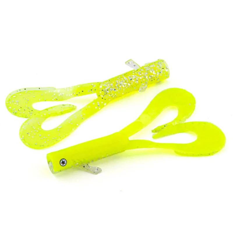 LMAB Drunk Dancer Mini 7,5cm Lemon Ghost Doppelschwanz-Twister Beliebt