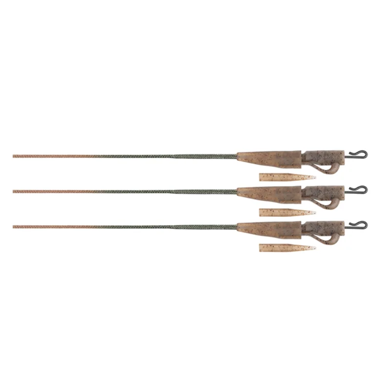 Fox Edges Camo 40lb Submerge Lead Clip Leaders 3 pcs Karpfen Zubehör Direkt Vom Hersteller