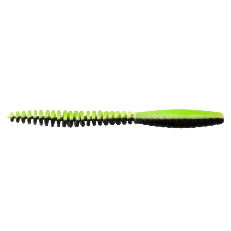 Spro Trout Master Master Leech 7,5cm Black Chartreuse Gummiköder Sichere Zahlung
