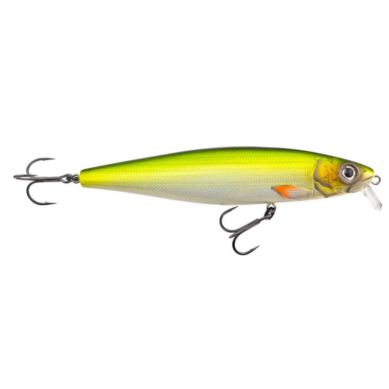 Markenware Hybrida Zanderkönig 2.0 Olive-Chartreuse Wobbler
