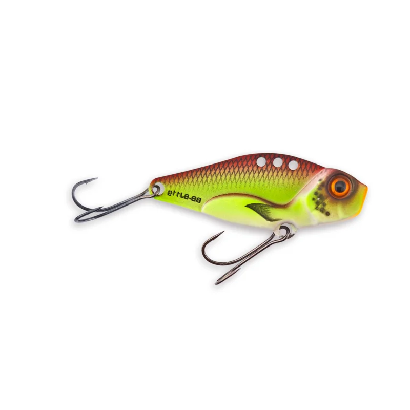 HybridaBarschbaron BladeJig 45 Pumpkin-Chartreuse Vibration Bait Meistverkauft