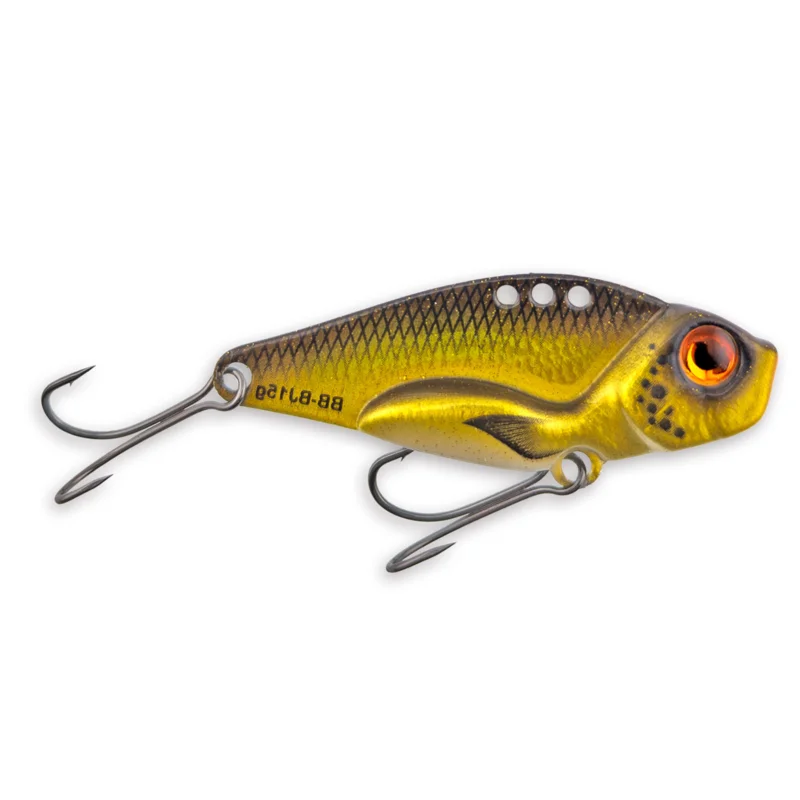 HybridaBarschbaron BladeJig 55 Black&Gold Vibration Bait Garantierte Lieferung