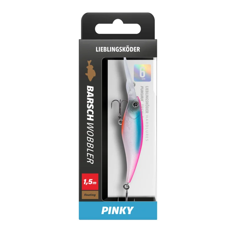 Bestpreis Lieblingsköder Barschwobbler 6,0cm Pinky