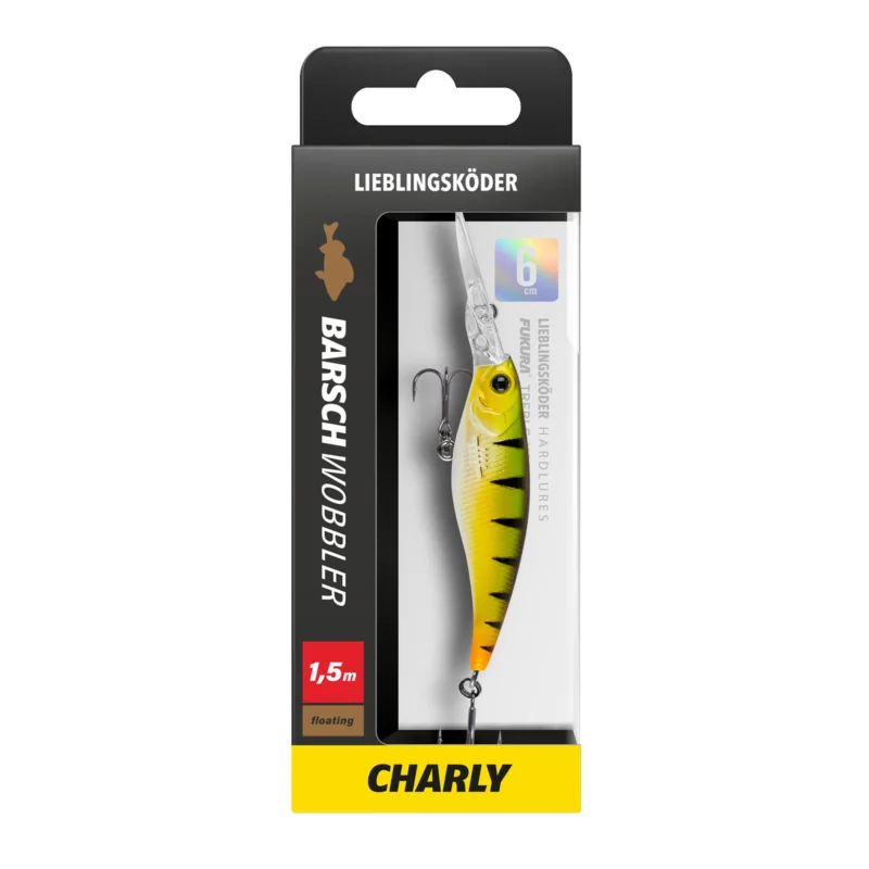 Lieblingsköder Barschwobbler 6,0cm Charly Direktkauf