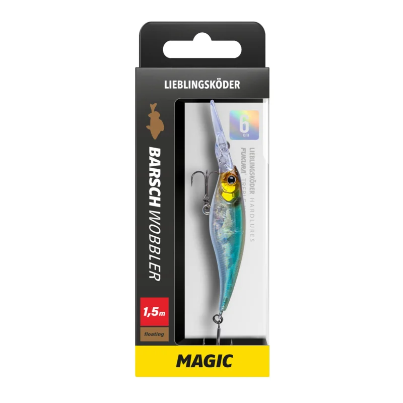 Sichere Zahlung Lieblingsköder Barschwobbler 6,0cm Magic