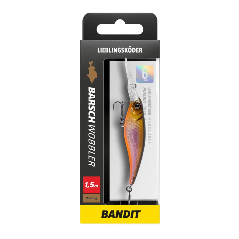 Rabatt Lieblingsköder Barschwobbler 6,0cm Bandit