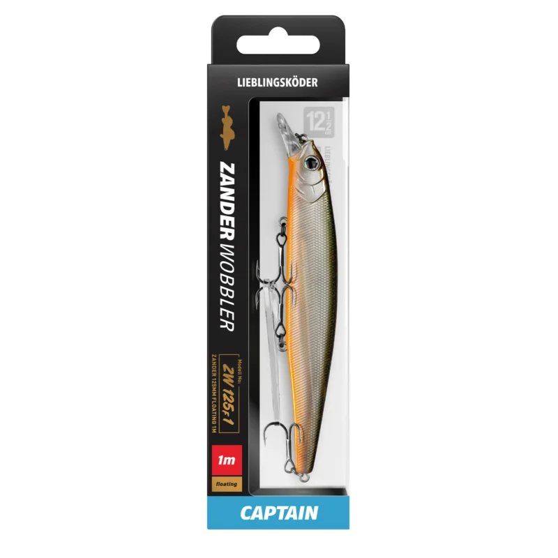 Lieblingsköder Zanderwobbler 12,5cm Captain Rabatt