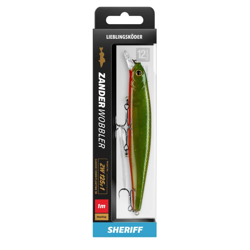 Lieblingsköder Zanderwobbler 12,5cm Sheriff Sonderaktion