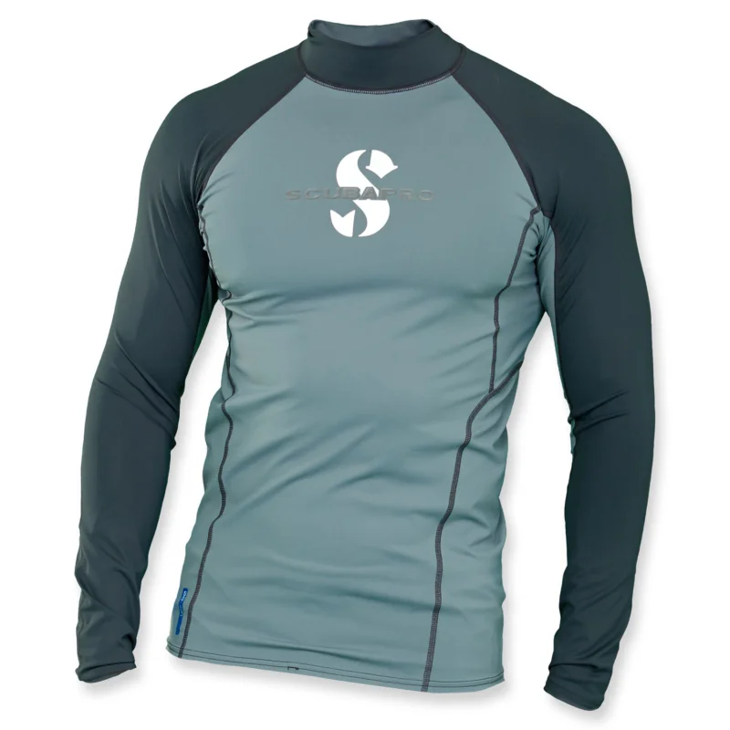 Scubapro T-Flex Lycra Shirt Herren - graphite Langzarm UPF 80 Heißes Angebot