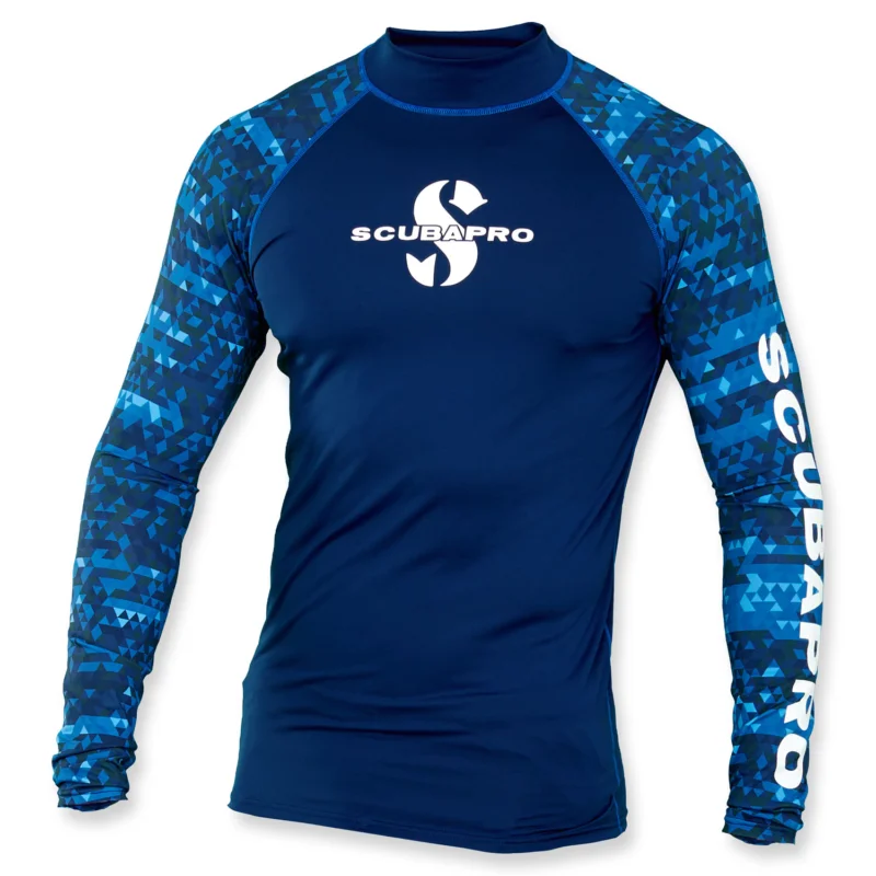 Scubapro Rash Guard Aegean - Herren langarm UPF 50 Rabatt