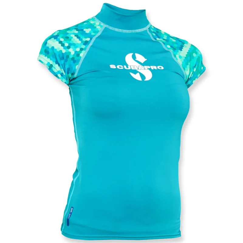 Scubapro Rash Guard Caribian - Damen kurzarm UPF 50 Sonderaktion