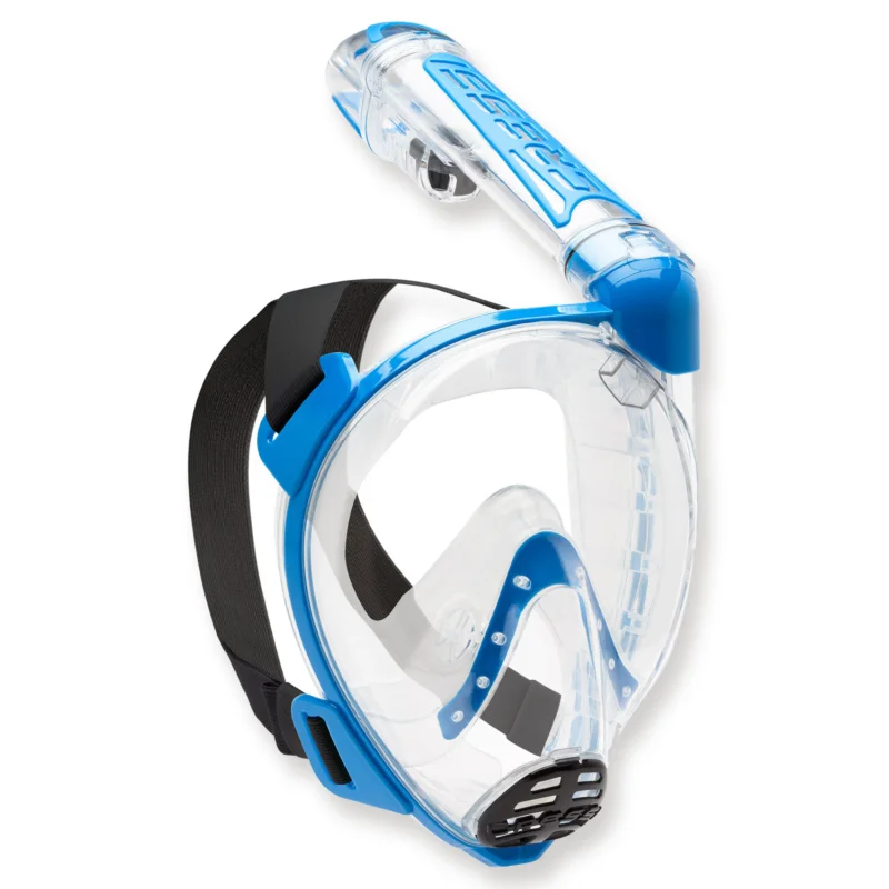 Preiswert Cressi Duke - Vollgesichtsmaske mit Trockenschnorchel, blau