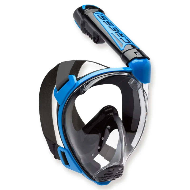 Saisonangebot Cressi Duke - Vollgesichtsmaske mit Trockenschnorchel, schwarz blau