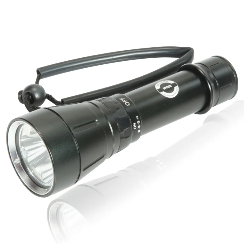 Tauchlampe Spider T-3000 - 3000 Lumen Chipleistung Meistverkauft