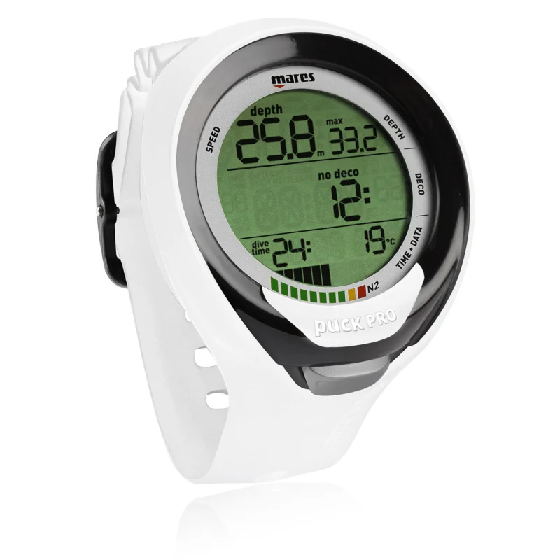 Angebot Mares Puck Pro plus weiß Tauchcomputer- sehr übersichtlich
