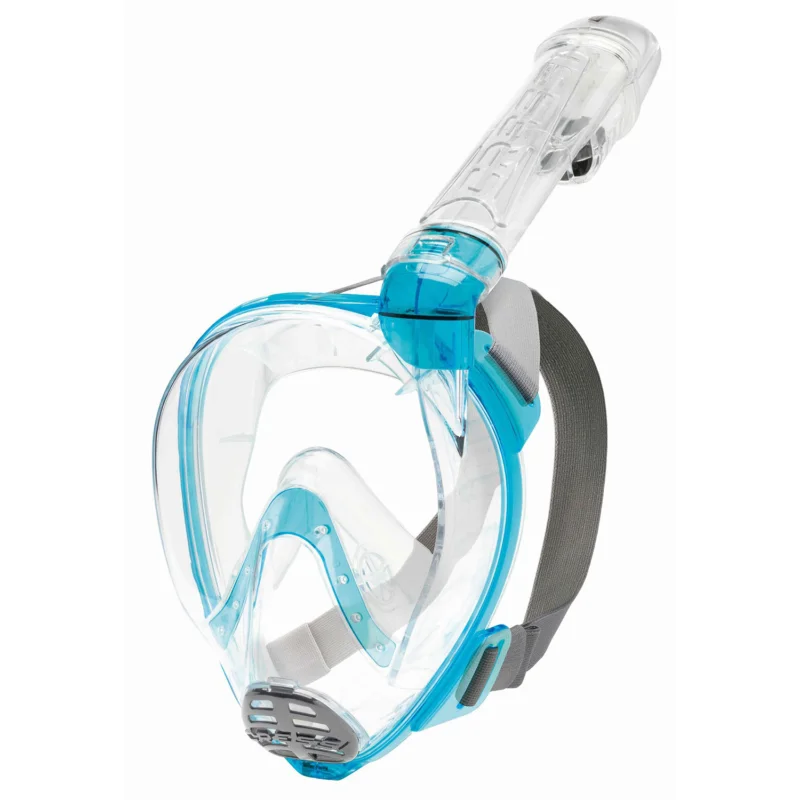 Knallerangebot Cressi Vollgesichtsmaske Baron Junior mit Trockenschnorchel aquamarine - ab 7 Jahre