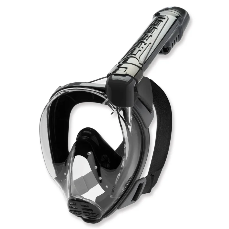 Cressi Vollgesichtsmaske Baron mit Trockenschnorchel black black Nur Heute