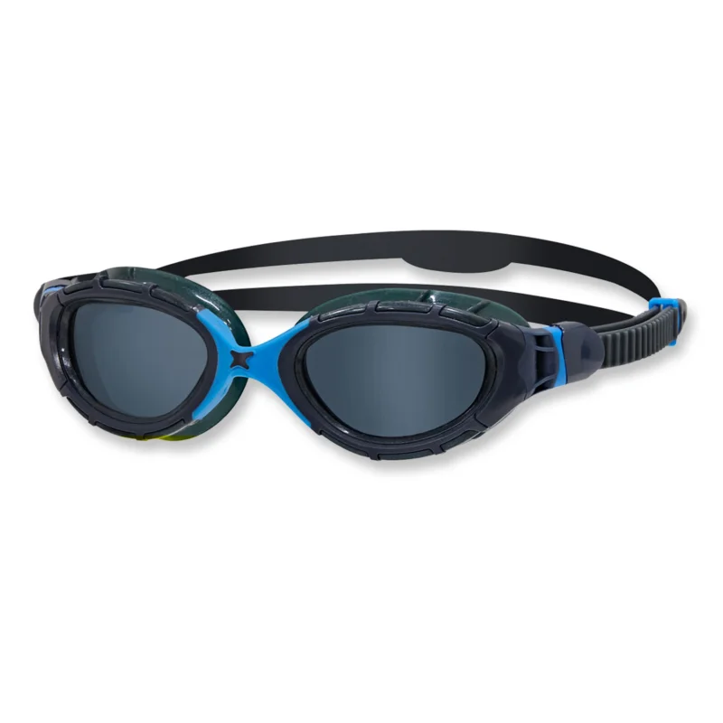 Zoggs Schwimmbrille Predator Flex Regular Fit, grey grey smoke - getöntes Glas Sichere Zahlung