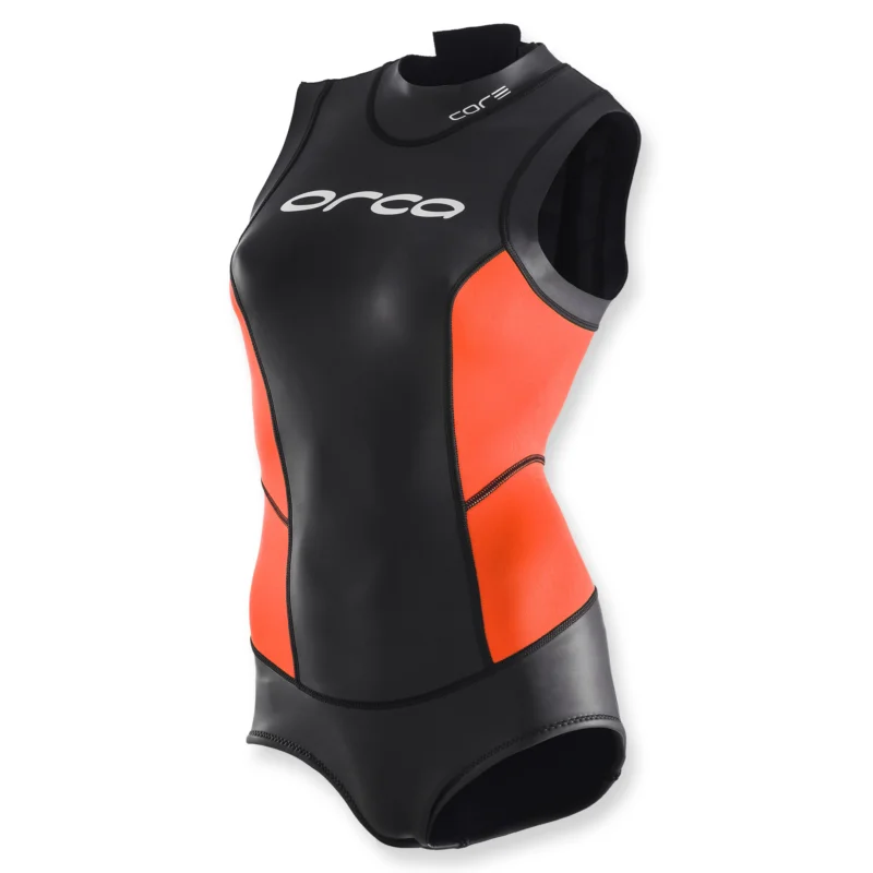Orca Freiwasser-Schwimmanzug Core Open Water schwarz orange - Damen, Badeanzug Beliebt