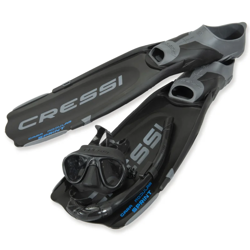 Cressi Freitauchset Gara Sprint - für Einsteiger schwarz Aktuell