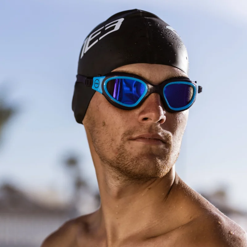 Zone3 Schwimmbrille Vapour - navy blue, polarisiertes Glas Kracherpreis