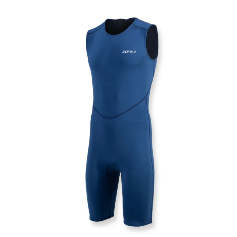 Zone3 Freiwasser-Schwimmanzug Yulex Kneeskin - Herren, blau Saisonangebot