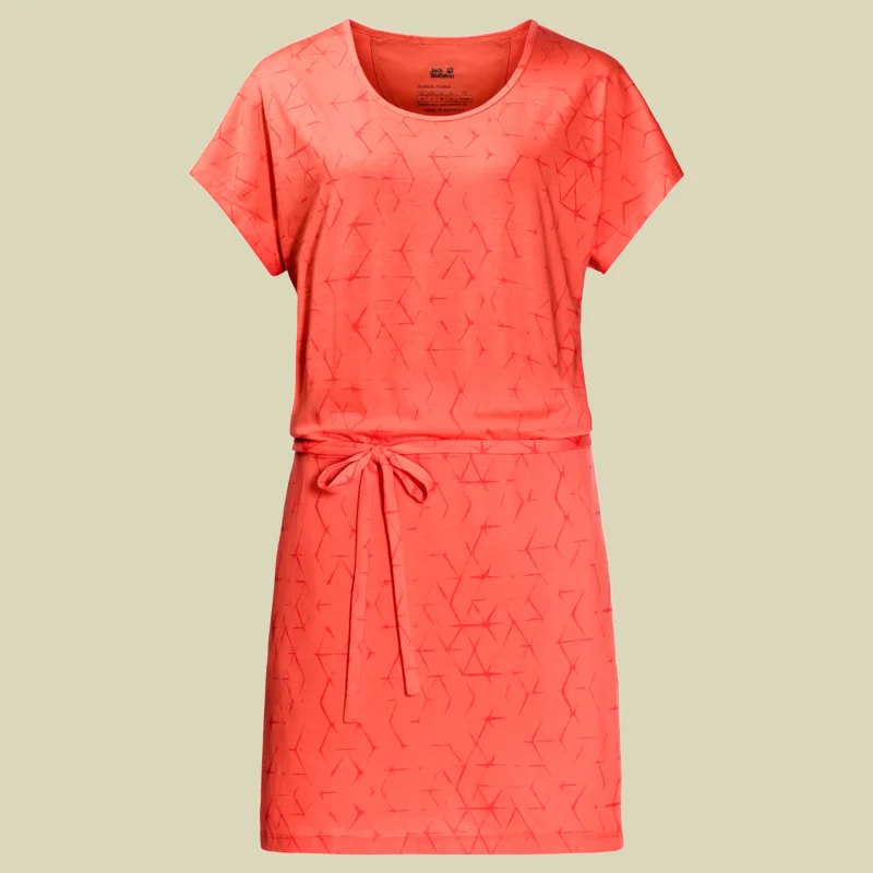 Top-Angebot Jack WolfskinShibori Dress Women Größe S Farbe hot coral all over