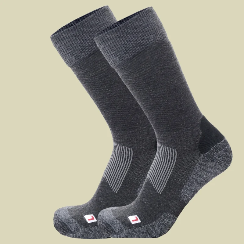 Begrenztes Angebot WapitiMerino Trekkingsocken Doppelpack Größe 36-38 Farbe anthrazit