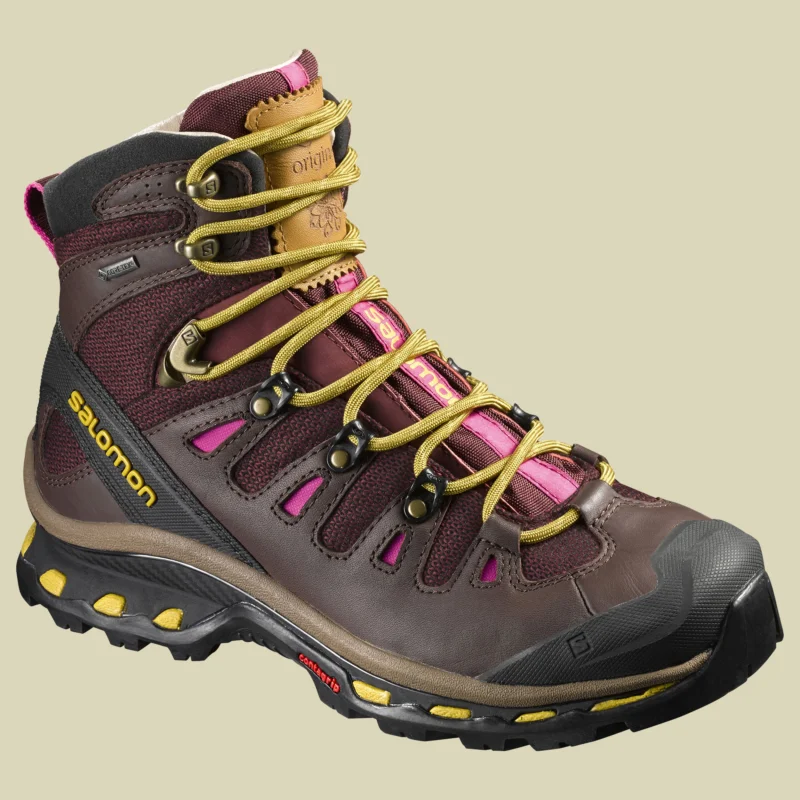 Sofort Bestellen SalomonQuest Origins 2 GTX Women Größe UK 4 Farbe pinot noir/bitter choc LTR/maize