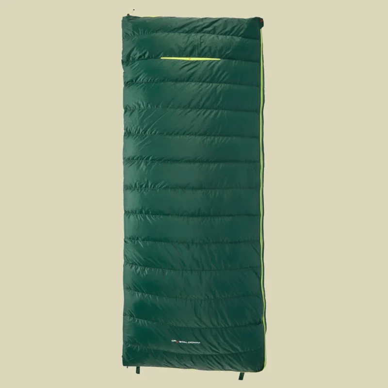 Preis Gesenkt nordiskTension Brick 200 bis Körpergröße 205cm (XL) Farbe scarab/lime, Reißverschluss links