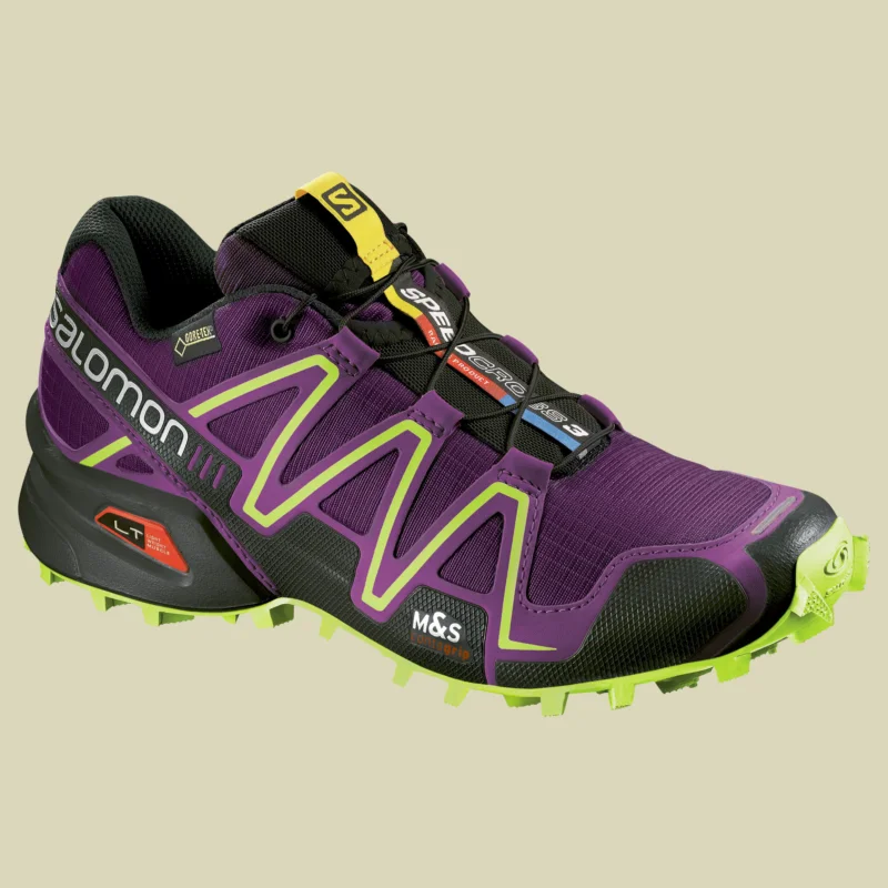 SalomonSpeedcross 3 GTX Women Größe UK 4,5 Farbe cosmic purple-passion purple-granny green Top-Seller