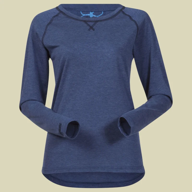 Wochenendangebot BergansCecilie Long Sleeve Women Größe XS Farbe ink blue melange/navy