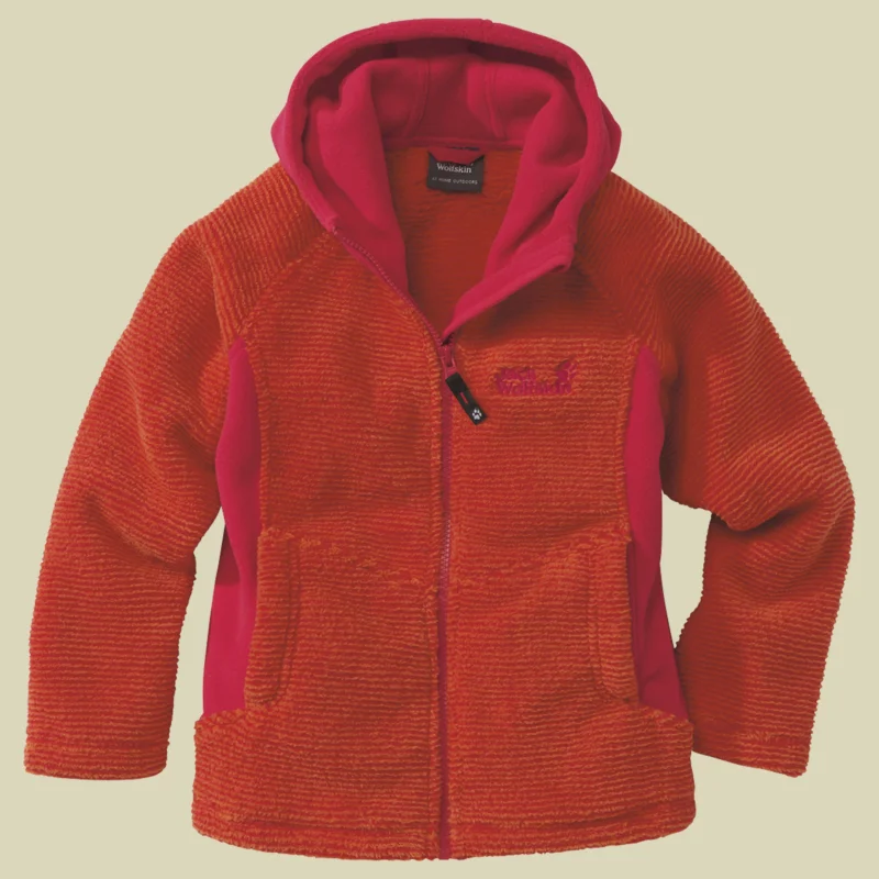 Jack WolfskinKids Bumble Bee Jacket Größe 104 Farbe clear red stripes Letzte Chance