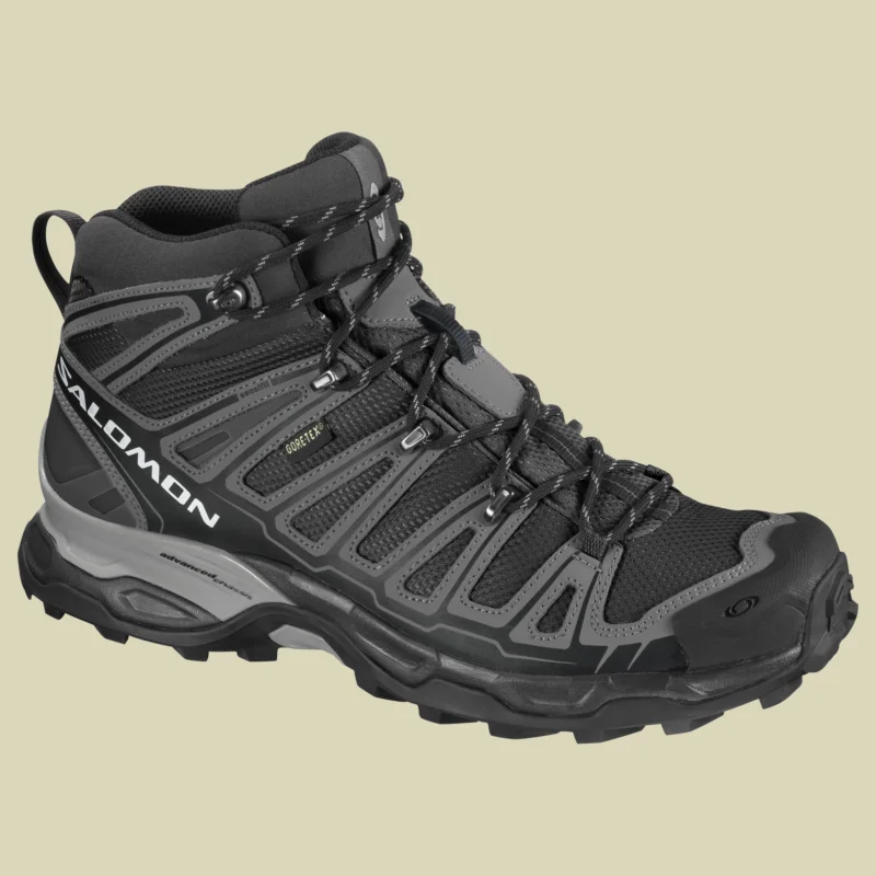 SalomonX Ultra Mid GTX Men Größe UK 7,5 Farbe black-autobahn-detroit Geprüft
