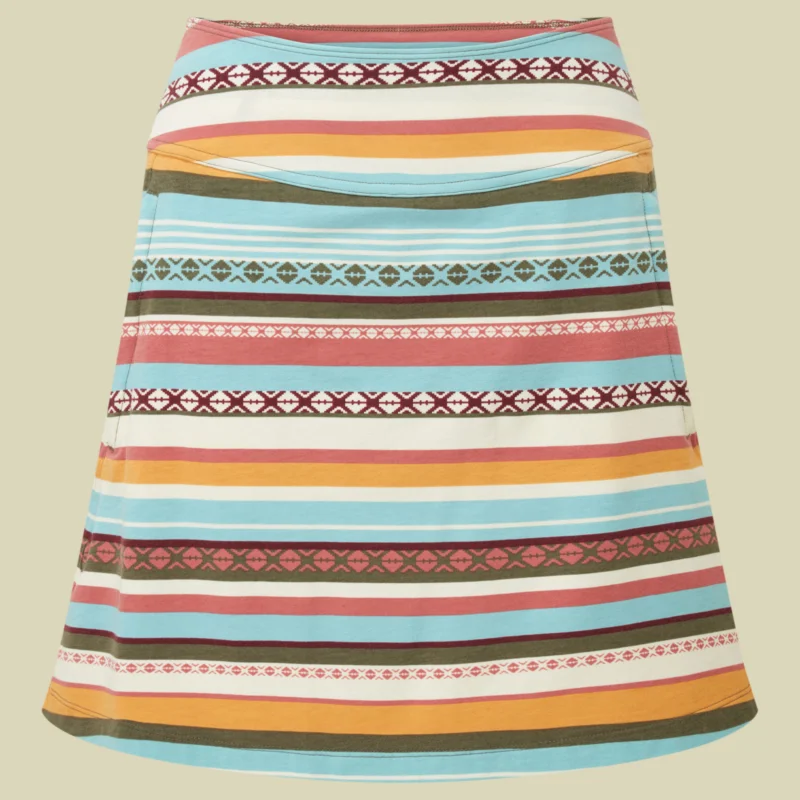 SherpaNeha Skort Women mehrfarbig gestreift M - Farbe evergreen indreni Abverkauf