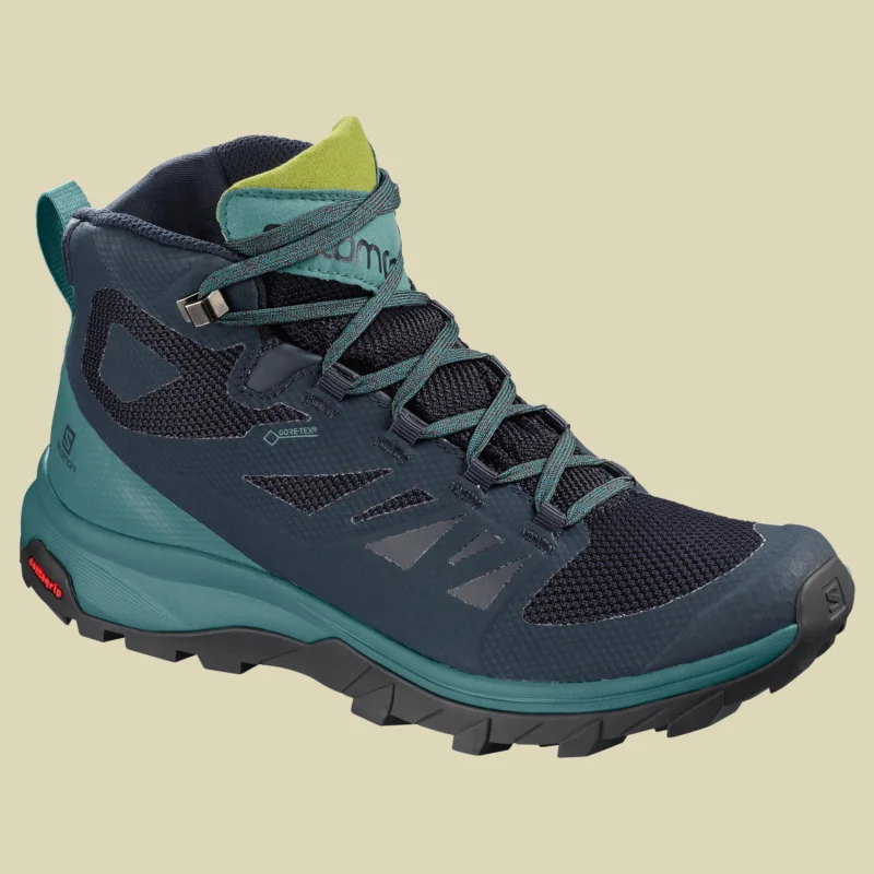 Rabatt SalomonOUTline Mid GTX Women Größe UK 4 Farbe navy blazer/hydro/guacamole
