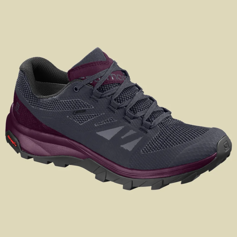 Neu SalomonOUTline GTX Women Größe UK 8,5 Farbe graphite/potent purple