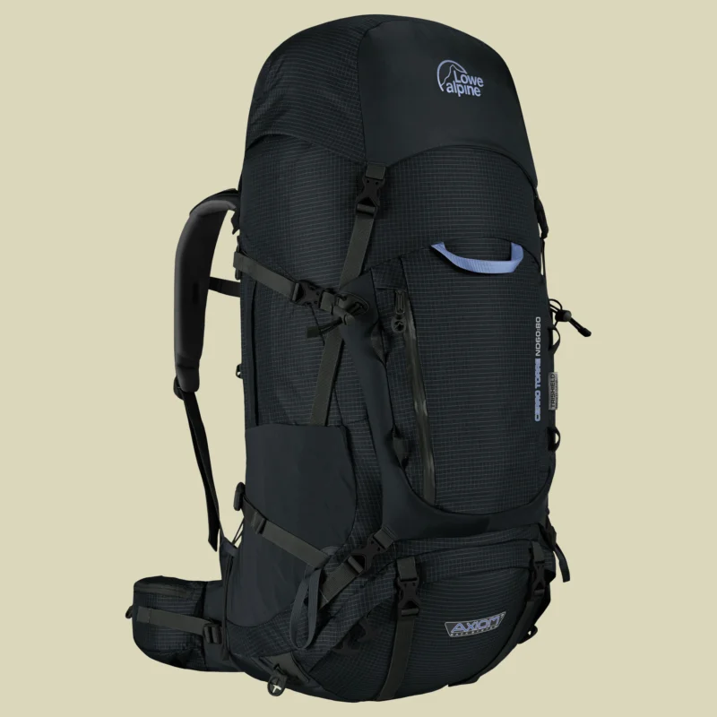 Zertifiziert Lowe AlpineAxiom Cerro Torre ND 60:80 Volumen 60 L + 20 LFarbe black