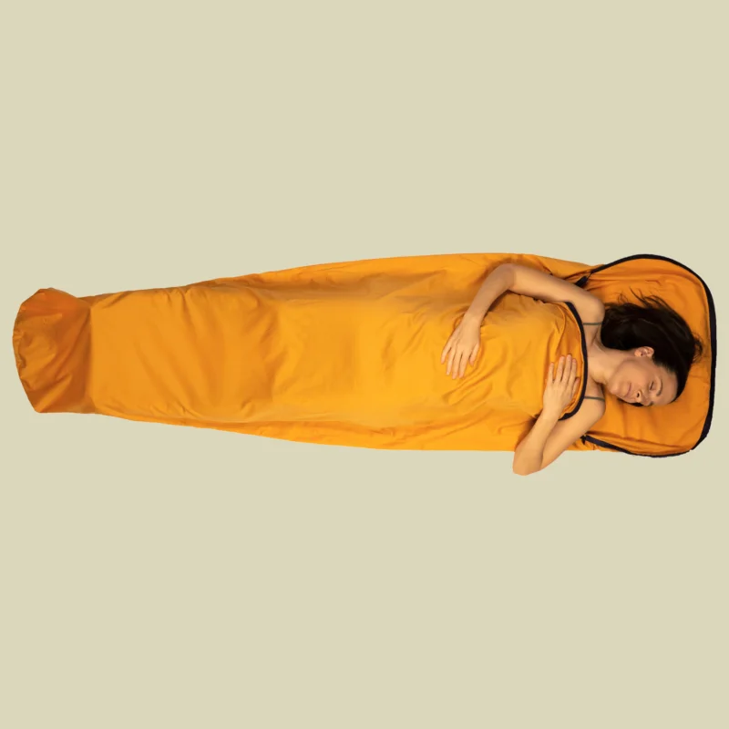 ExpedSleepwell Egyptian Cotton Mummy Liner Größe 195 x 79 cm Farbe butterscotch Mega-Angebot