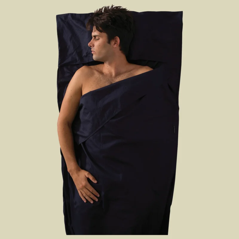 Sofort Bestellen Sea to SummitPremium Cotton Travel Liner - Traveller Länge 225 cm Farbe navy blue