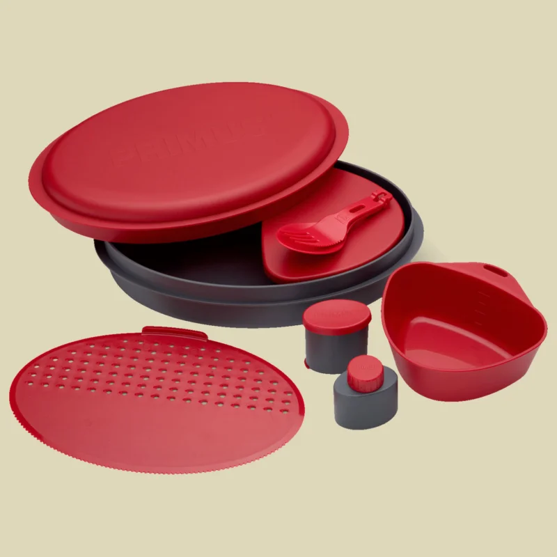 Neue Kollektion PrimusMeal Set Größe 230 x 145 x 60 mm Farbe red