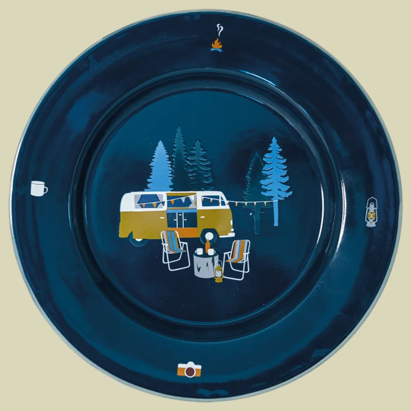 RoadtypingEmaille Teller Größe one size Farbe camping Begrenztes Angebot