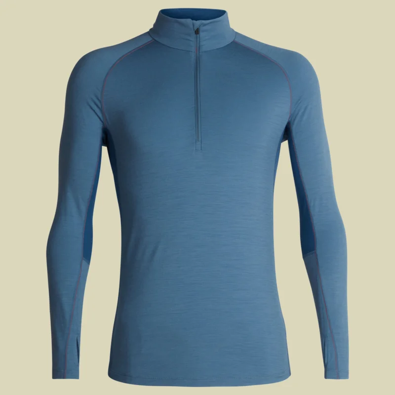 Direktkauf IcebreakerZone LS Half Zip 200 Men Größe S Farbe granite blue/prussian blue