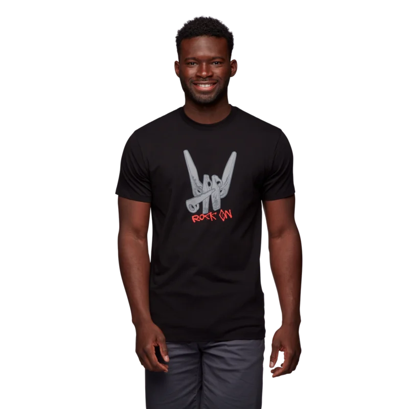 Sonderangebot Rock On Tee - Men's Herren - Black Diamond